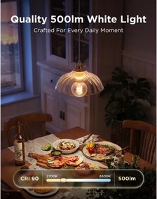 Govee - Bec LED RGBWW dimabil Smart MATTER G80 E27/5W/230V 2700-6500K Wi-Fi