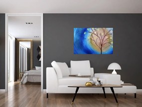 Tablou - Copac în fața soarelui (90x60 cm)