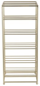 Raft pentru sticle de vin auriu din metal număr de sticle 10 25x57x22,5 cm Dual Floor – PT LIVING