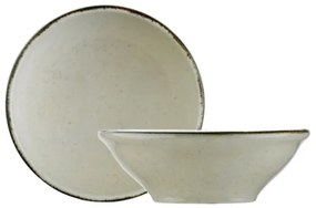 Set de veselă, 24 piese, bej/porțelan