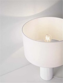 Veioza/Lampa de masa decorativa AMMOS alb