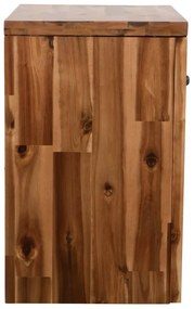 Noptiera, 40x30x48 cm, lemn masiv de acacia 1