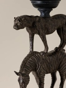 Suport lumanare din polirasină, „African Totem”
