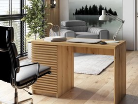 Birou BISETT cu sertare 120x60 cm, stejar artisan