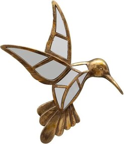 Oglinda decorativa, de perete, din rasina, Colibri