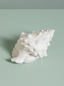 Lampa de masa in forma de melc , din rășină si pulbere de piatra, "Shell"
