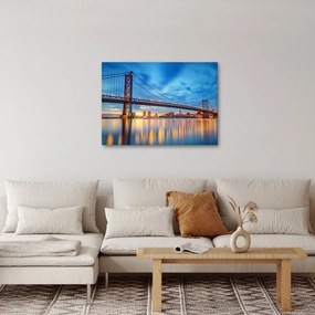 Tablou - Podul Benjamin Franklin, Philadelphia (70x50 cm)