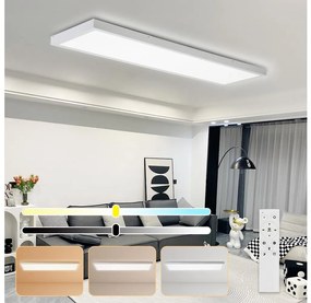 Plafonieră LED dimabilă pentru baie Brilagi FRAME SMART LED/50W/230V 3000-6000K IP44 alb + telecomandă