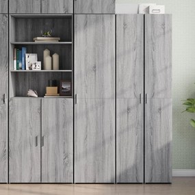 vidaXL Dulap înalt, gri sonoma, 45x42,5x185 cm, lemn compozit