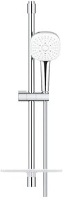 Grohe Tempesta Cube 110 Set dus cu bara 60 cm si savoniera 3 jeturi, crom