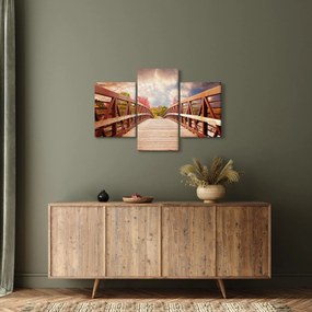 Tablou - pod din lemn (90x60 cm)