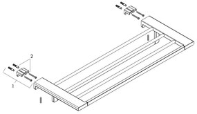 Portprosop multiplu, Hansgrohe, AddStoris, auriu