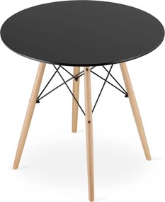 Masa de sufragerie neagra OSLO 80x80