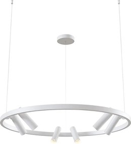 Maytoni MOD102PL-L42W - Lustră LED suspendată pe cablu SATELLITE, LED/42W/230V, albă
