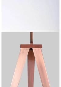 Lampadar metalic și cu abajur alb Bonami Essentials Kiki