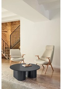 Măsuță de cafea gri antracit 110x111 cm Totem – Teulat