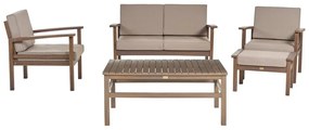 Set mobilier de grădină Manza (gri). 1081195