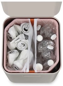 Coș pentru sortarea deșeurilor Joseph Joseph Totem Max, 40 l, crem