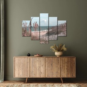 Tablou - Plaja roz (150x105 cm)