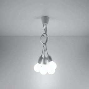 Lustră pe cablu DIEGO 5xE27/60W/230V