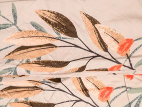 Lenjerie de pat din bumbac roz MENDOZA + husa de perna 40 x 50 cm gratuit