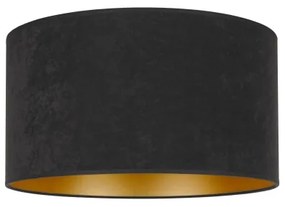 Duolla - Plafonieră ROLLER 1xE27/15W/230V d. 40 cm neagră/aurie