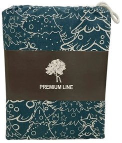 Lenjerie de pat din bumbac FROSTLINE modrozelene Dimensiune lenjerie de pat: 70 x 90 cm | 140 x 200 cm