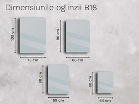 Oglindă cu ramă B18