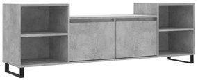 831352 vidaXL Comodă TV, gri beton, 160x35x55 cm, lemn prelucrat