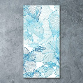 Tablou sticlă Flori Hawaii