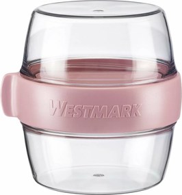Cutie pentru gustări din două piese Westmark MAXI,700 ml , roz, L
