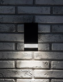 Aplica LED CCT perete exterior IP65 Urfa Line antracit