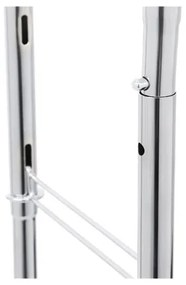 Cuier mobil de podea LINEA, argintiu