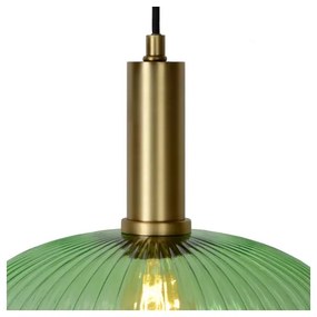 Lustră pe cablu MALOTO 1xE27/40W/230V d. 30 cm verde Lucide 45386/30/33