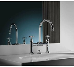 Baterie lavoar monocomanda Hansgrohe Axor Montreux 220 cu 2 elemente