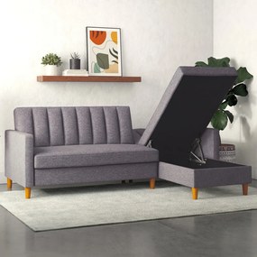 Colțar gri extensibil Celine – Støraa