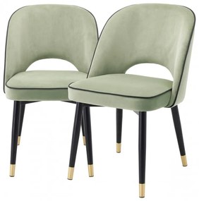Set de 2 scaune design elegant Cliff, verde 113783 HZ