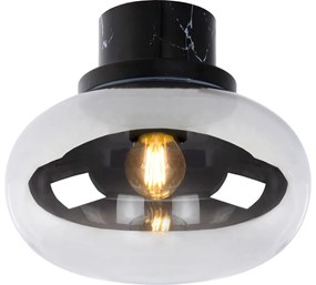 Plafonieră Lucide 03140/23/65 LORENA 1xE27/40W/230V IP44 negru