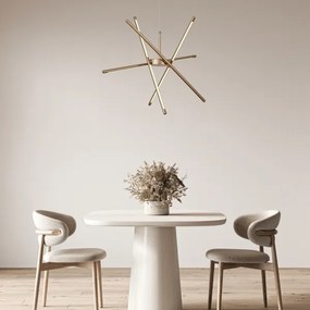 Lustră LED pe cablu Rabalux 72339 HENLI2 LED/40W/230V 3000K auriu