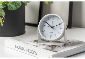 Karlsson  5989WH ceas cu alarmă design alb,diametru 12 cm