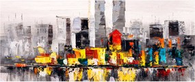 Tablou -Pictura orașului (120x50 cm)
