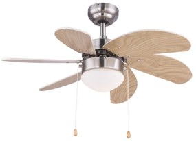 Lustra cu Ventilator RIVALDO fag/beige 03301 GL