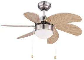 Lustra cu Ventilator RIVALDO fag/beige 03301 GL
