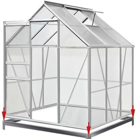 Deuba Sera de gradina - 190 x 195 x 195 - suprafata 3,7 m² - volum 5,85 m³ + baza