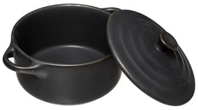 Tava copt cu manere, 5five Simply Smart, Ceramica, 10cm, Negru