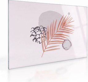 Tablou pe sticlă - Minimalism violet N⁰3 (70x50 cm)