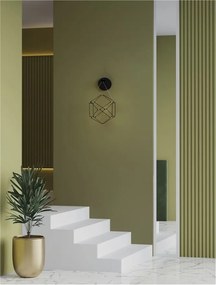 Aplica de perete LED design ambiental deosebit Nebula negru