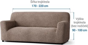 Gaico Huse bielastice MOSAICO alunei fotoliu triplu (l. 170 - 220 cm)