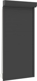 vidaXL Obturator rulant Antracit 100 x 210 cm Aluminiu și Poliuretan