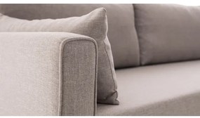 Colțar în L KORFU, crem, pe partea dreaptă